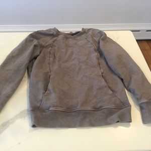 Lululemon crewneck sweater! Blend of lavender and gray! Size 6. Rarely worn!